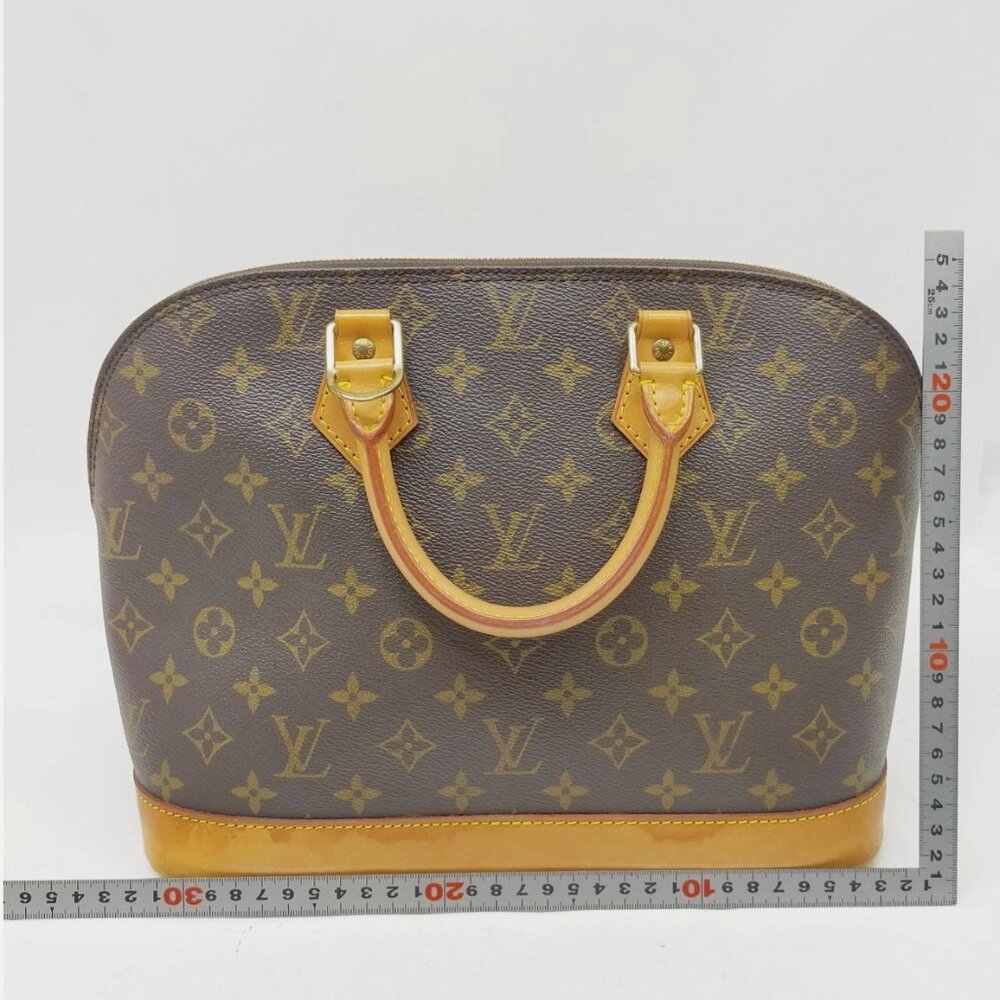 Louis Vuitton LV Hand Bag Alma Brown Monogram - Picture 4 of 15